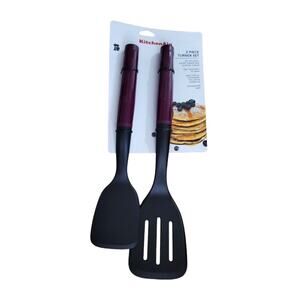 NEW KitchenAid Turner Set in Plum Purple (2-Piece Set)